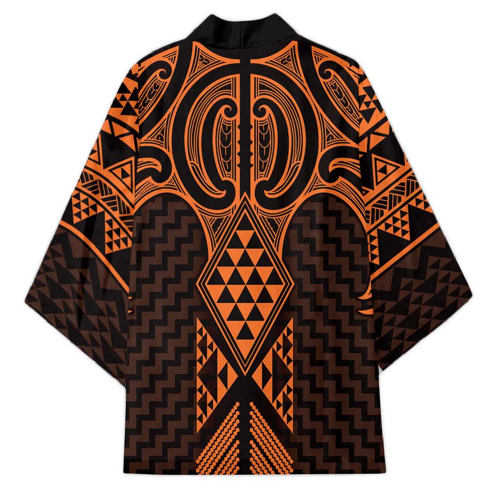 Karaka Maori Ta Moko Poutama Art Kimono - Aussie Hoodie
