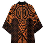 Karaka Maori Ta Moko Poutama Art Kimono - Aussie Hoodie