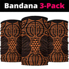 Karaka Maori Ta Moko Poutama Art Neck Gaiter - Aussie Hoodie