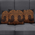 Karaka Maori Ta Moko Poutama Art Pillow Cover - Aussie Hoodie