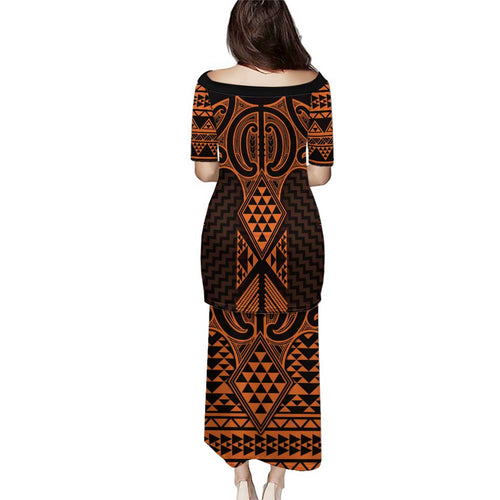 Karaka Maori Ta Moko Poutama Art Puletasi