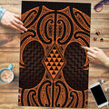 Karaka Maori Ta Moko Poutama Art Puzzle - Aussie Hoodie