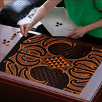 Karaka Maori Ta Moko Poutama Art Puzzle - Aussie Hoodie