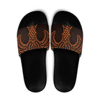 Karaka Maori Ta Moko Poutama Art Slide Sandals - Aussie Hoodie