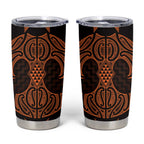 Karaka Maori Ta Moko Poutama Art Tumbler Cup