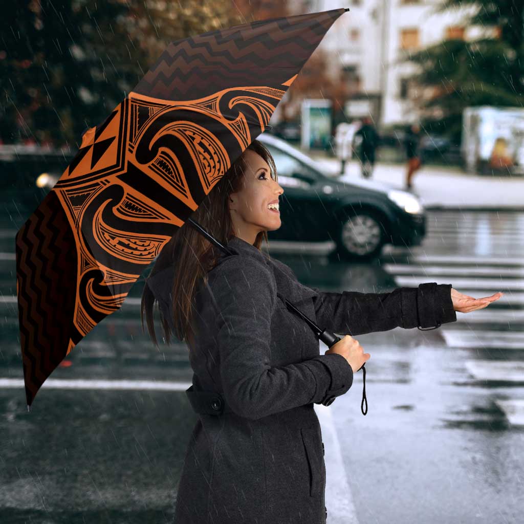 Karaka Maori Ta Moko Poutama Art Umbrella - Aussie Hoodie