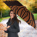 Karaka Maori Ta Moko Poutama Art Umbrella - Aussie Hoodie