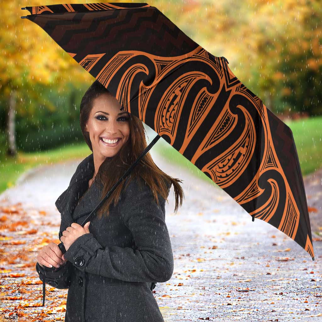 Karaka Maori Ta Moko Poutama Art Umbrella - Aussie Hoodie