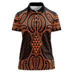 Karaka Maori Ta Moko Poutama Art Women Polo Shirt