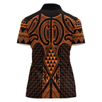 Karaka Maori Ta Moko Poutama Art Women Polo Shirt