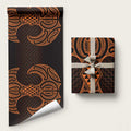 Karaka Maori Ta Moko Poutama Art Wrapping Paper - Aussie Hoodie