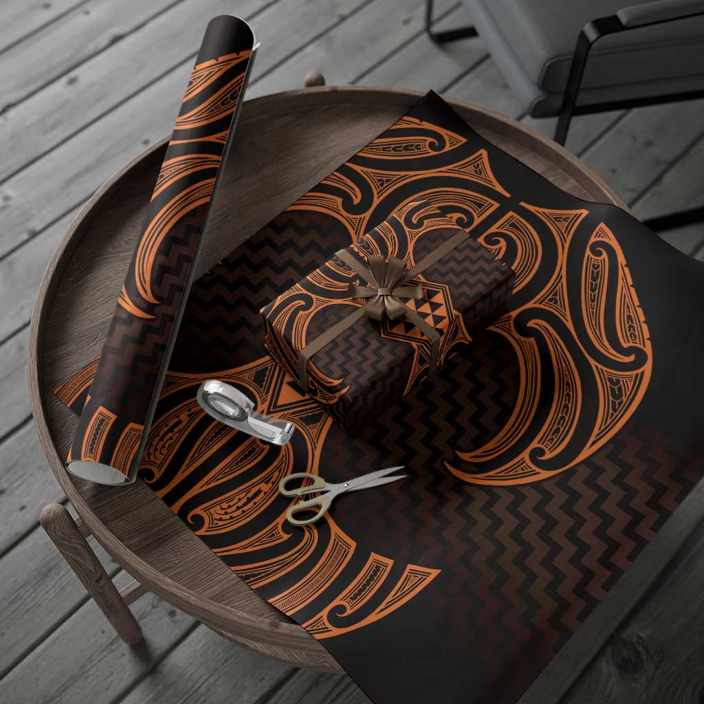 Karaka Maori Ta Moko Poutama Art Wrapping Paper - Aussie Hoodie