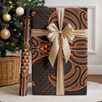 Karaka Maori Ta Moko Poutama Art Wrapping Paper - Aussie Hoodie
