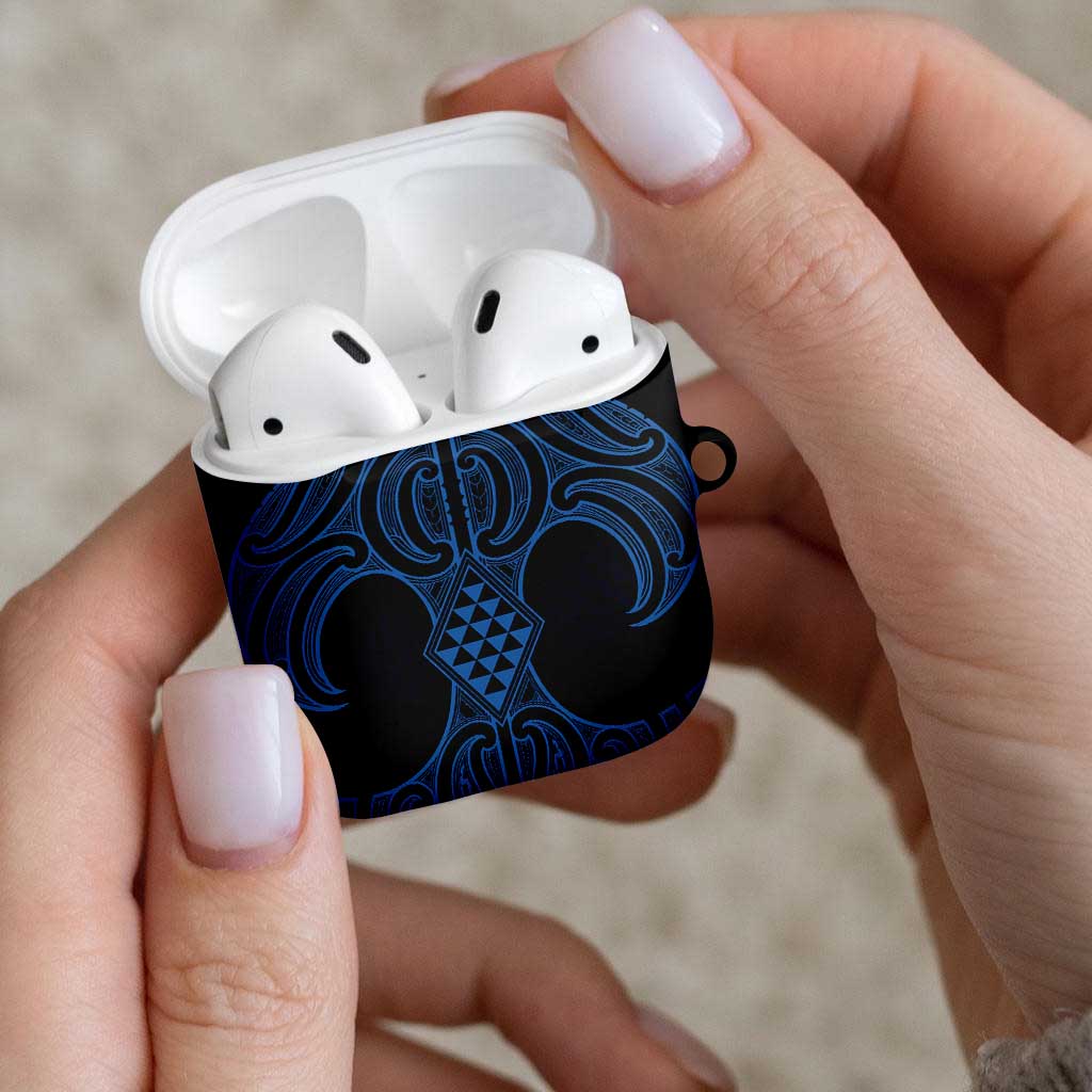 Kikorangi Maori Ta Moko Poutama Art AirPods Case - Aussie Hoodie