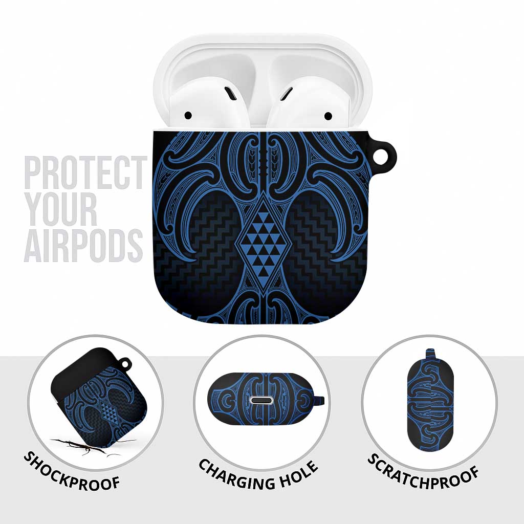 Kikorangi Maori Ta Moko Poutama Art AirPods Case - Aussie Hoodie