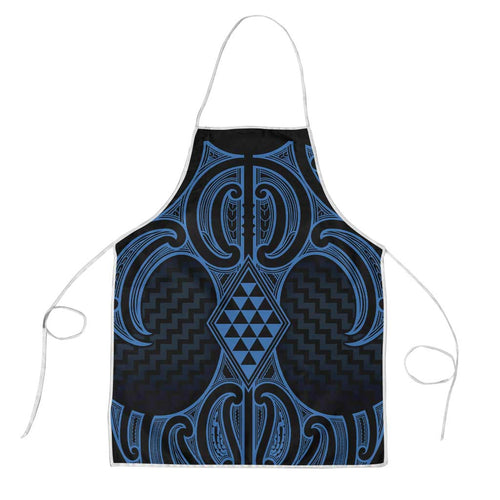 Kikorangi Maori Ta Moko Poutama Art Apron - Aussie Hoodie