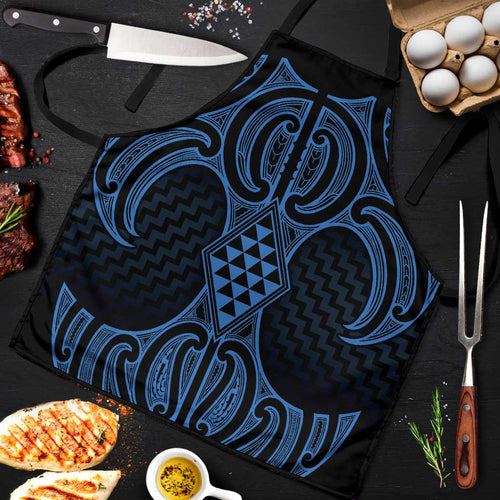 Kikorangi Maori Ta Moko Poutama Art Apron - Aussie Hoodie