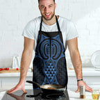 Kikorangi Maori Ta Moko Poutama Art Apron - Aussie Hoodie