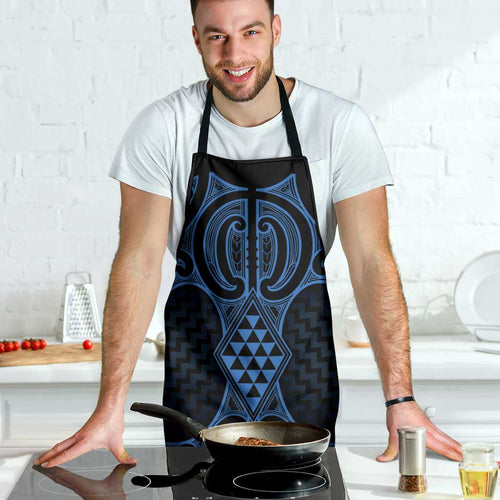 Kikorangi Maori Ta Moko Poutama Art Apron - Aussie Hoodie