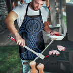 Kikorangi Maori Ta Moko Poutama Art Apron - Aussie Hoodie