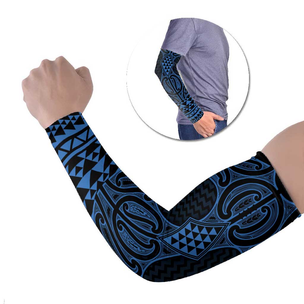Kikorangi Maori Ta Moko Poutama Art Arm Sleeves - Aussie Hoodie