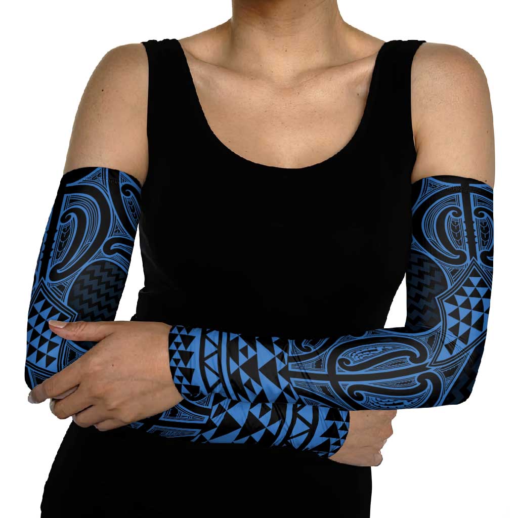 Kikorangi Maori Ta Moko Poutama Art Arm Sleeves - Aussie Hoodie