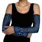Kikorangi Maori Ta Moko Poutama Art Arm Sleeves - Aussie Hoodie