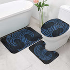 Kikorangi Maori Ta Moko Poutama Art Bathroom Set - Aussie Hoodie