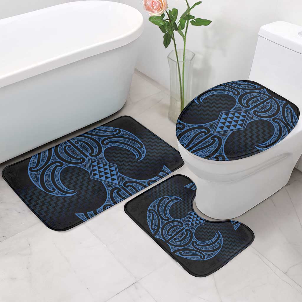 Kikorangi Maori Ta Moko Poutama Art Bathroom Set - Aussie Hoodie