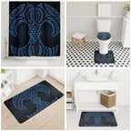 Kikorangi Maori Ta Moko Poutama Art Bathroom Set - Aussie Hoodie