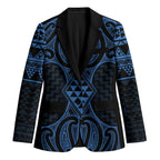 Kikorangi Maori Ta Moko Poutama Art Blazer - Aussie Hoodie