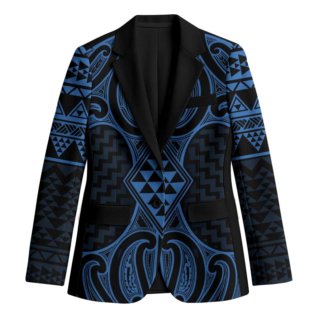 Kikorangi Maori Ta Moko Poutama Art Blazer - Aussie Hoodie