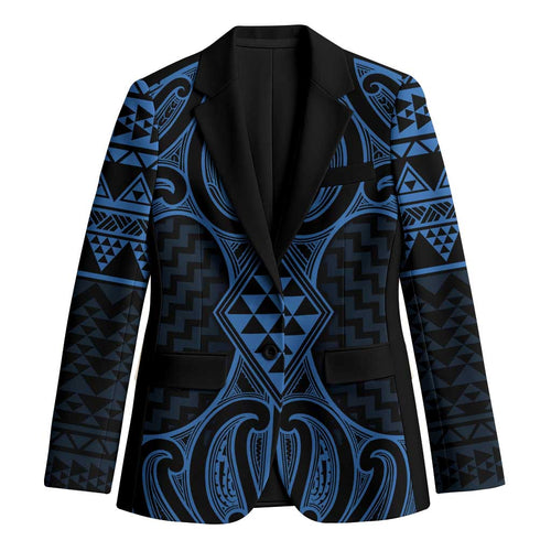 Kikorangi Maori Ta Moko Poutama Art Blazer - Aussie Hoodie