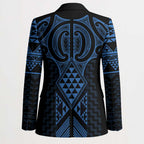Kikorangi Maori Ta Moko Poutama Art Blazer - Aussie Hoodie