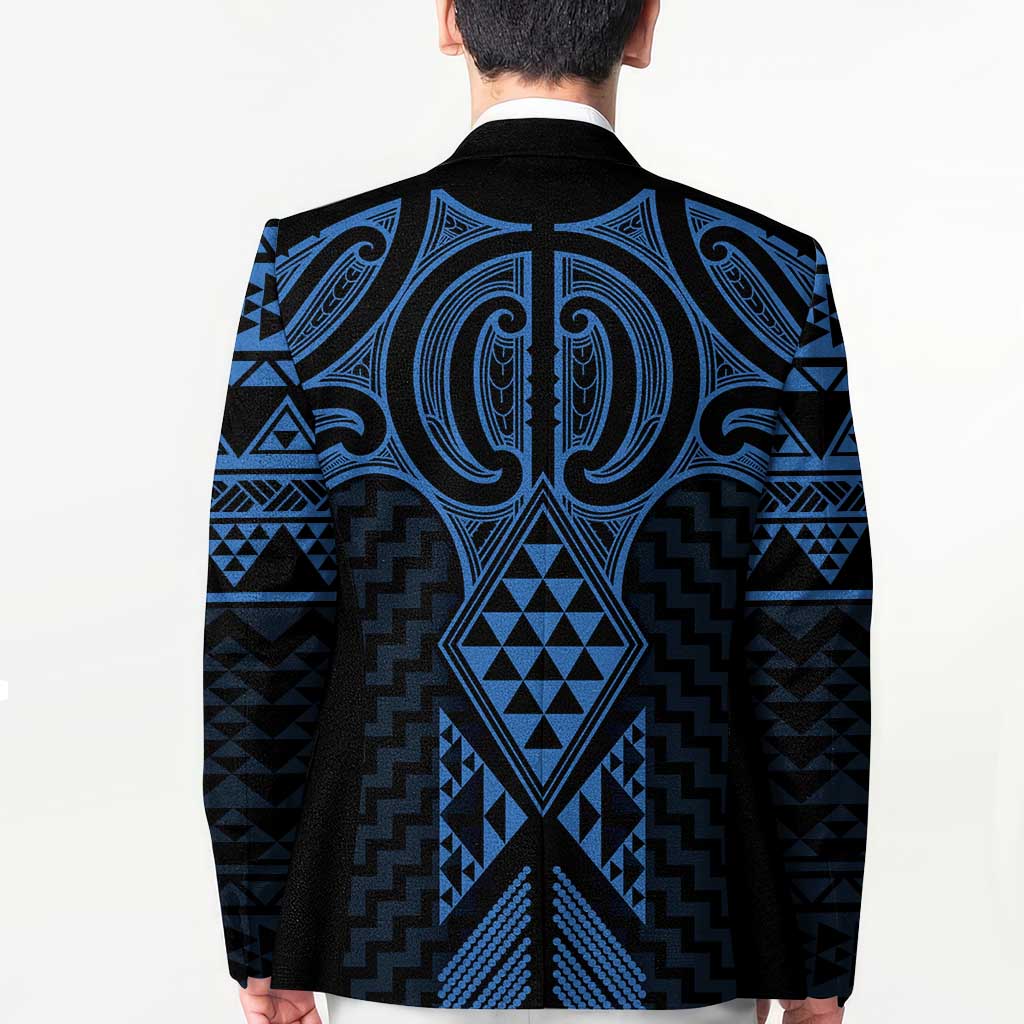 Kikorangi Maori Ta Moko Poutama Art Blazer - Aussie Hoodie