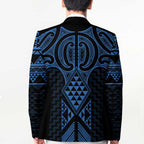 Kikorangi Maori Ta Moko Poutama Art Blazer - Aussie Hoodie