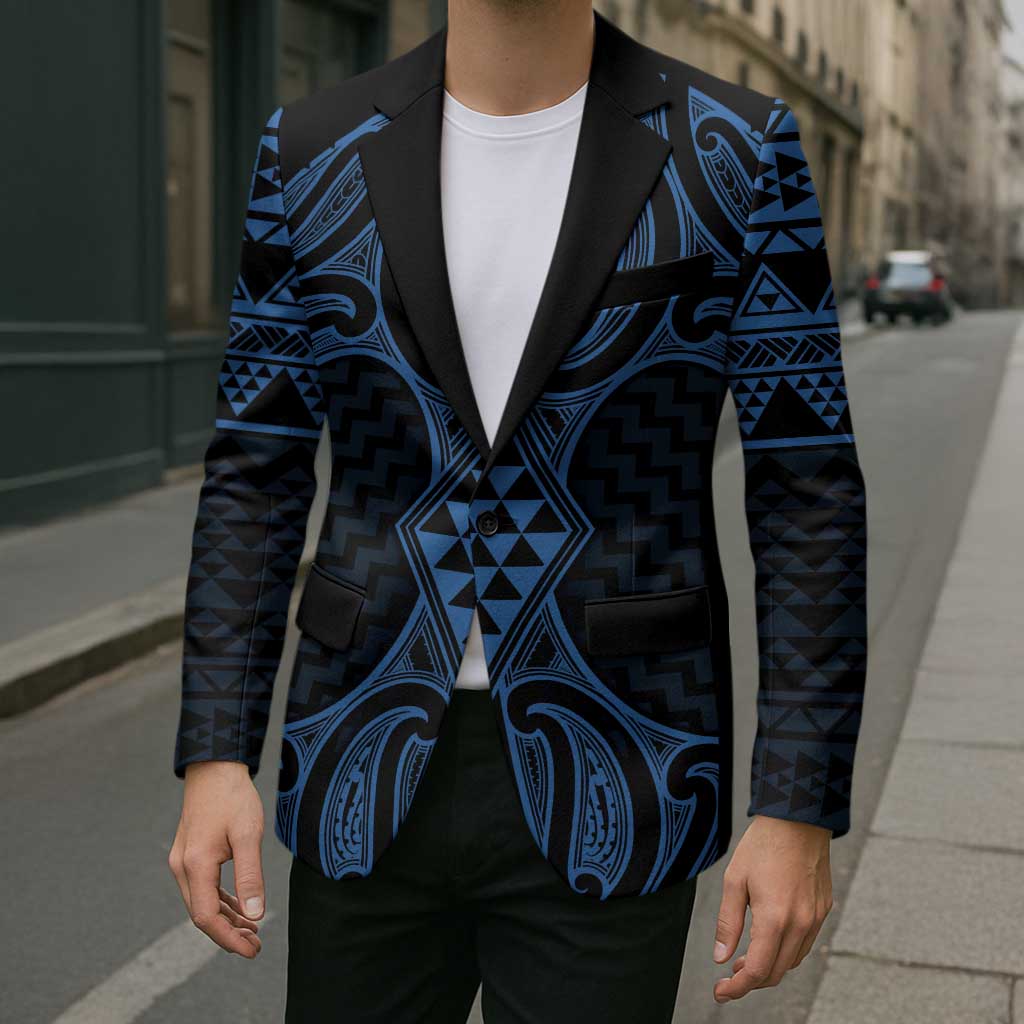 Kikorangi Maori Ta Moko Poutama Art Blazer - Aussie Hoodie