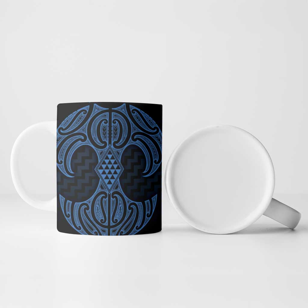 Kikorangi Maori Ta Moko Poutama Art Ceramic Mug - Aussie Hoodie