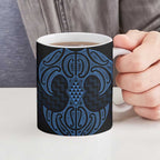 Kikorangi Maori Ta Moko Poutama Art Ceramic Mug - Aussie Hoodie