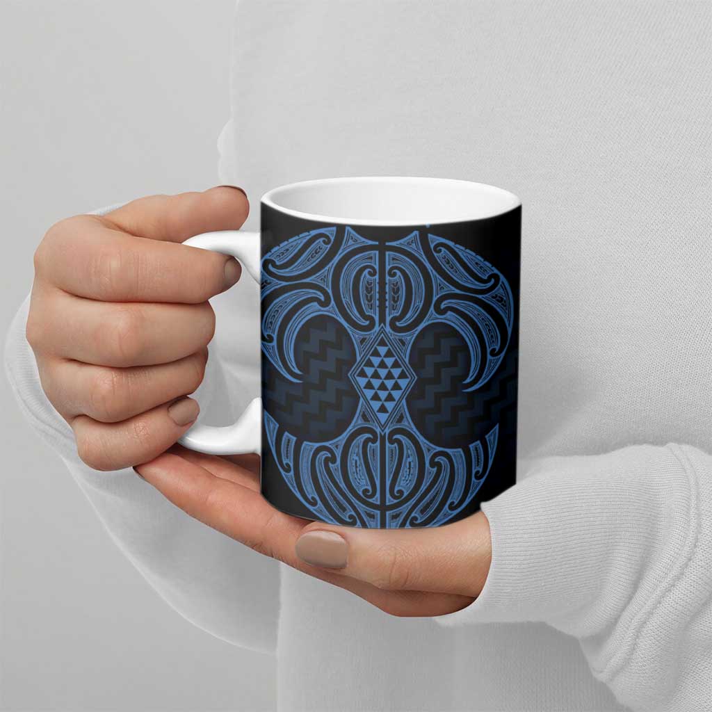 Kikorangi Maori Ta Moko Poutama Art Ceramic Mug - Aussie Hoodie