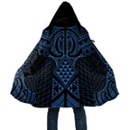 Kikorangi Maori Ta Moko Poutama Art Cloak - Aussie Hoodie