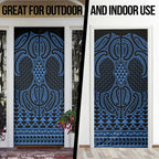 Kikorangi Maori Ta Moko Poutama Art Door Cover - Aussie Hoodie