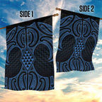 Kikorangi Maori Ta Moko Poutama Art Garden Flag