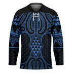 Kikorangi Maori Ta Moko Poutama Art Hockey Jersey - Aussie Hoodie