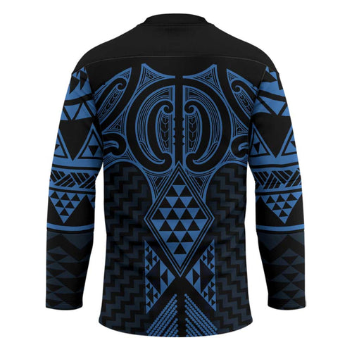 Kikorangi Maori Ta Moko Poutama Art Hockey Jersey - Aussie Hoodie