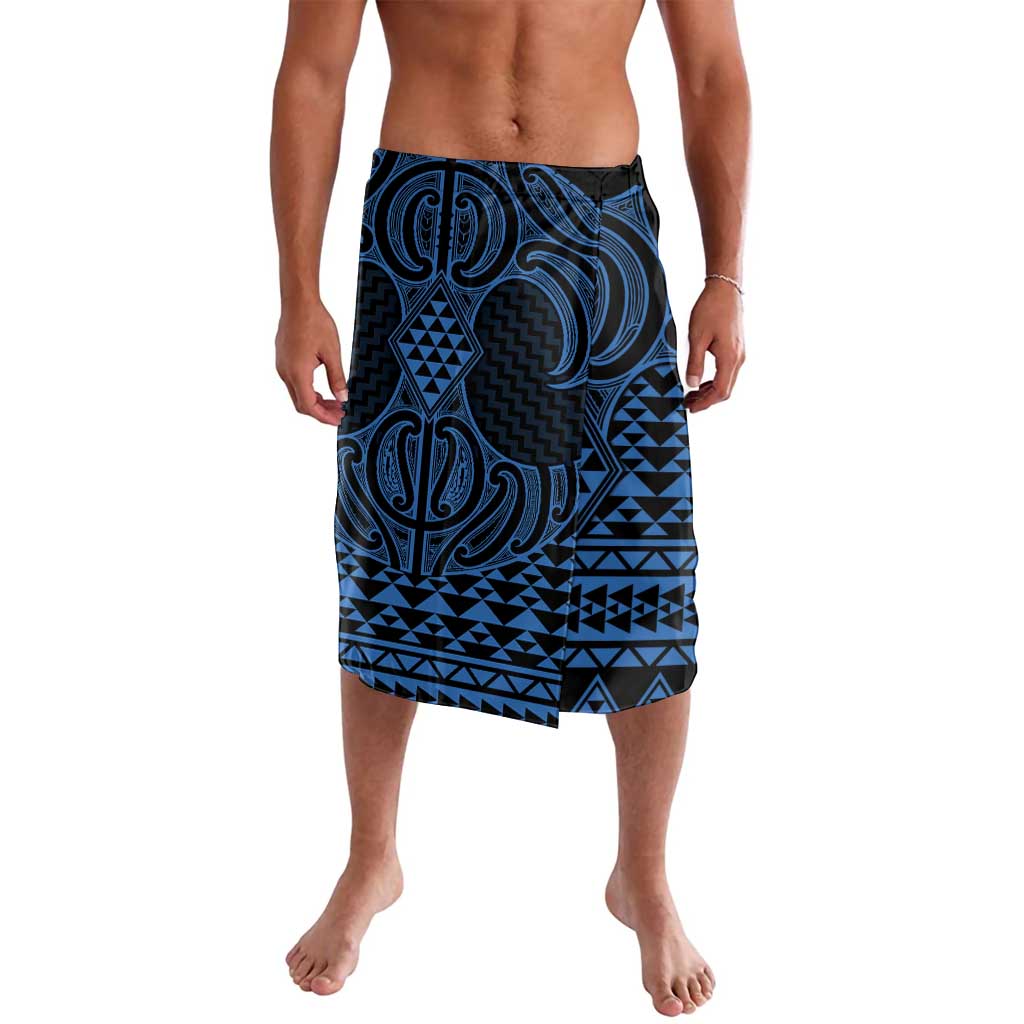 Kikorangi Maori Ta Moko Poutama Art Lavalava