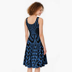 Kikorangi Maori Ta Moko Poutama Art Midi Dress - Aussie Hoodie