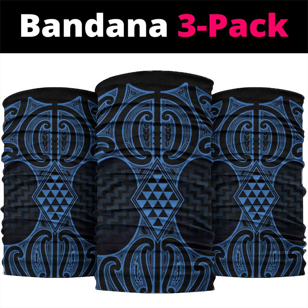 Kikorangi Maori Ta Moko Poutama Art Neck Gaiter - Aussie Hoodie
