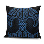 Kikorangi Maori Ta Moko Poutama Art Pillow Cover - Aussie Hoodie