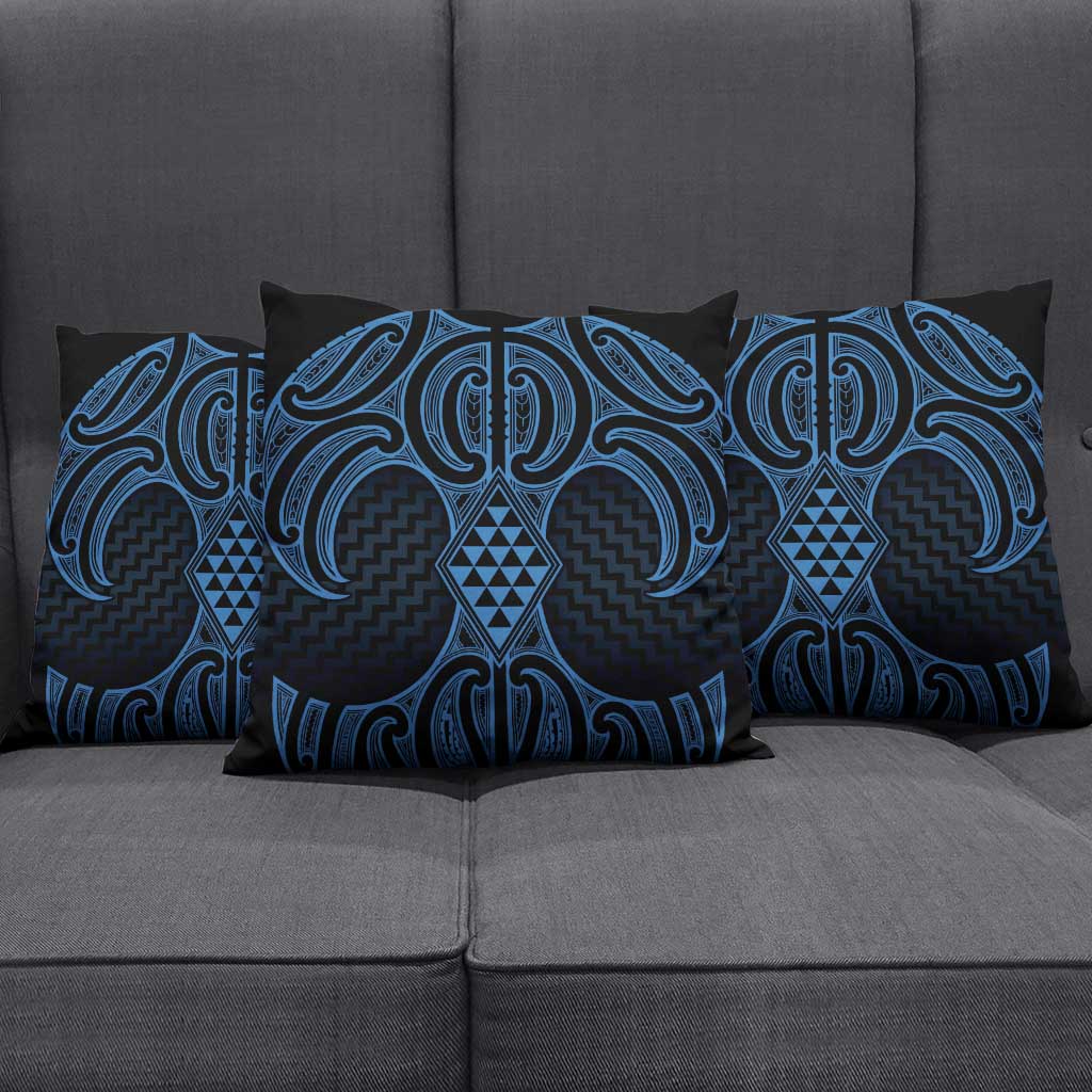 Kikorangi Maori Ta Moko Poutama Art Pillow Cover - Aussie Hoodie